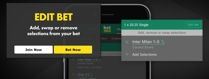 How to edit your sports acca bets