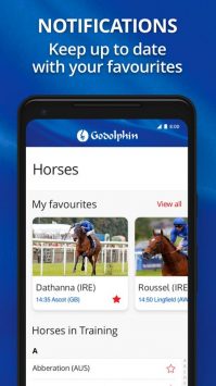 Godolphin horse news notifications