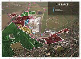 Cheltenham festival car parking map