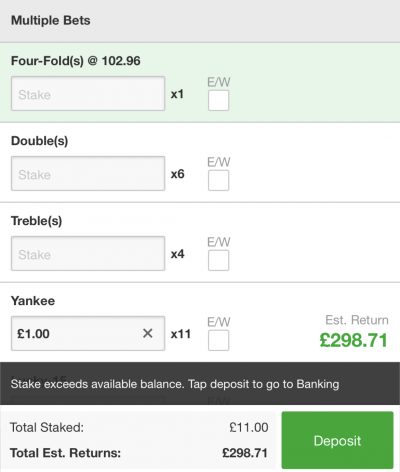 Lucky 15 Betting Strategy