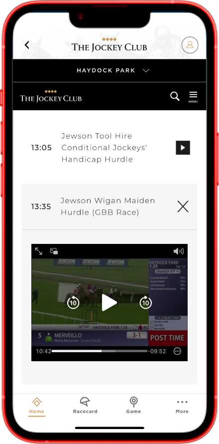 Haydock Park results on the Jockey Club app