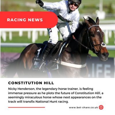 You are currently viewing Nicky Henderson’s Constitution Hill: The Wonder Horse of the Racing World