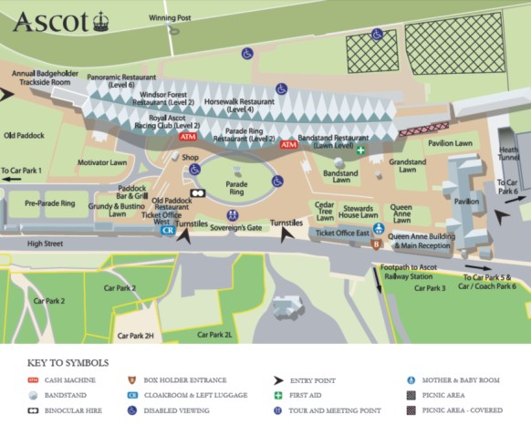 Royal Ascot vistors enclosures