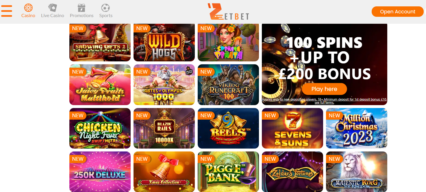 casino on zetbet